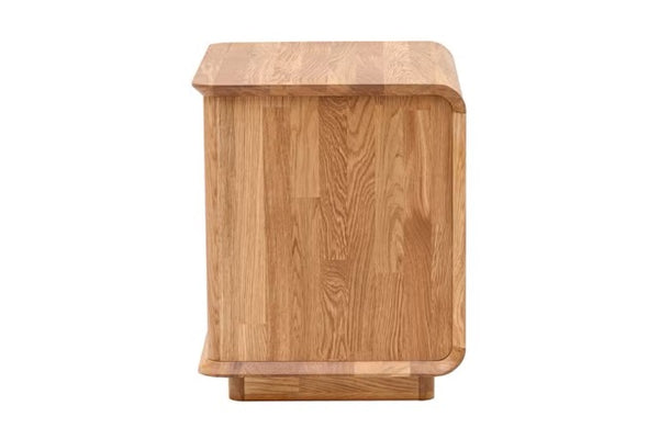 Solvig solid oak bedside table, 50 x 41 x 50 cm. | NordicStory
