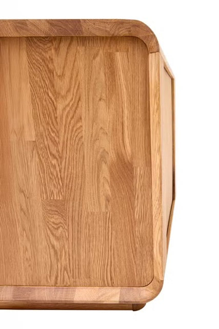 Solvig solid oak bedside table, 50 x 41 x 50 cm. | NordicStory