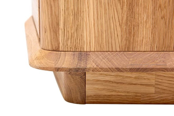 Solvig solid oak bedside table, 50 x 41 x 50 cm. | NordicStory