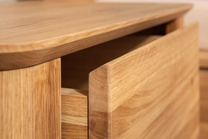 Solvig solid oak bedside table, 50 x 41 x 50 cm. | NordicStory