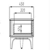 NordicStory Oxford solid oak wood TV stand 3