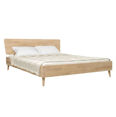 NordicStory Solid oak bed "Escandi "1