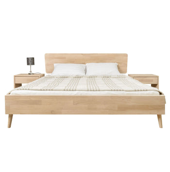 NordicStory Solid oak bed "Escandi "2
