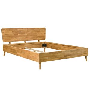 NordicStory Bed in solid oak Escandi4