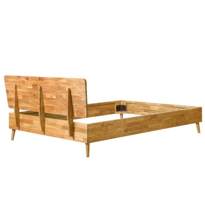 NordicStory Solid oak bed Escandi6