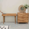 Escandi solid oak dressing table, 110 x 43 x 75 cm. | NordicStory