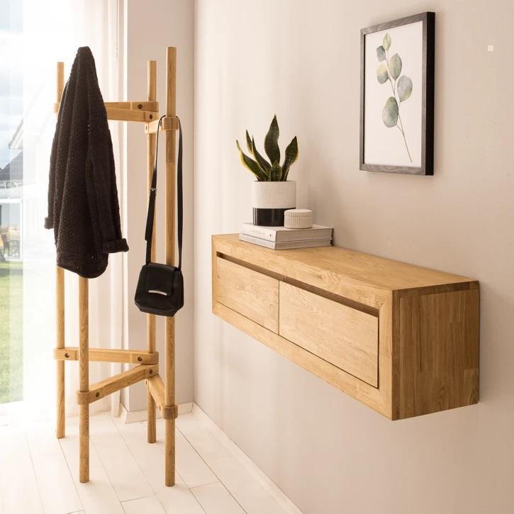 NordicStory console floating sideboard in solid oak wood 