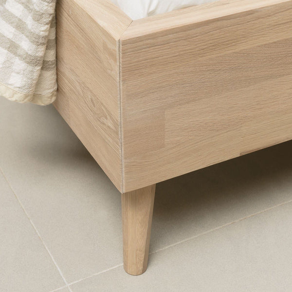 NordicStory Bed solid wood oak bedroom nordic bedroom 