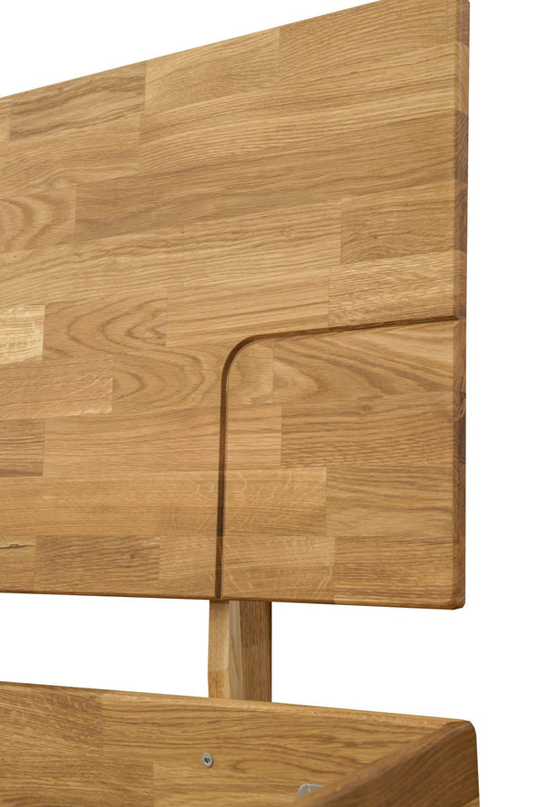 NordicStory Bed Solid Wood Oak Nordic Scandinavian Bed Room 