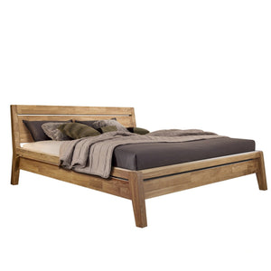 NordicStory Bed in solid oak wood