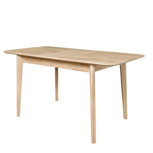 NordicStory Extending dining table made of solid oak wood 