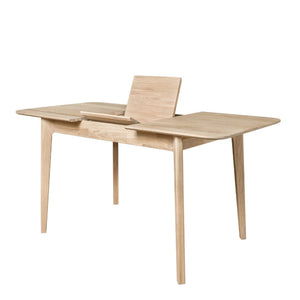 NordicStory Extending dining table made of solid oak wood 