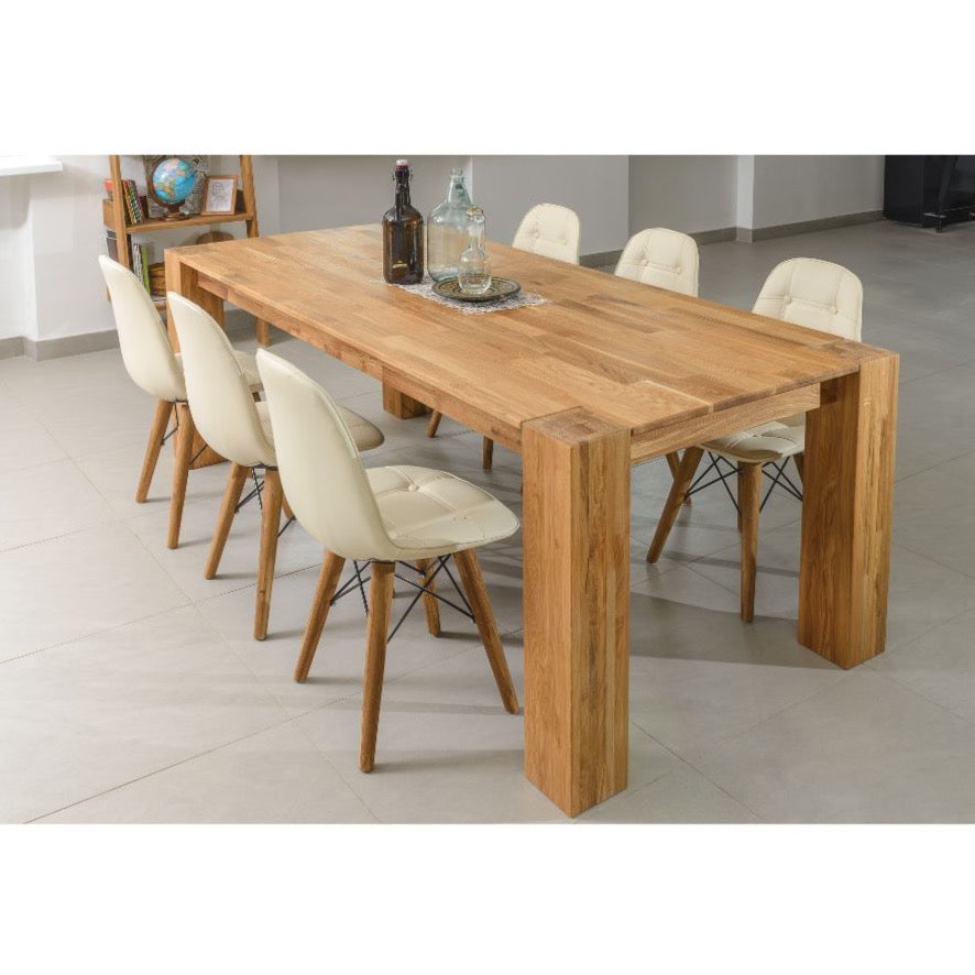 NordicStory Dining table in solid oak wood