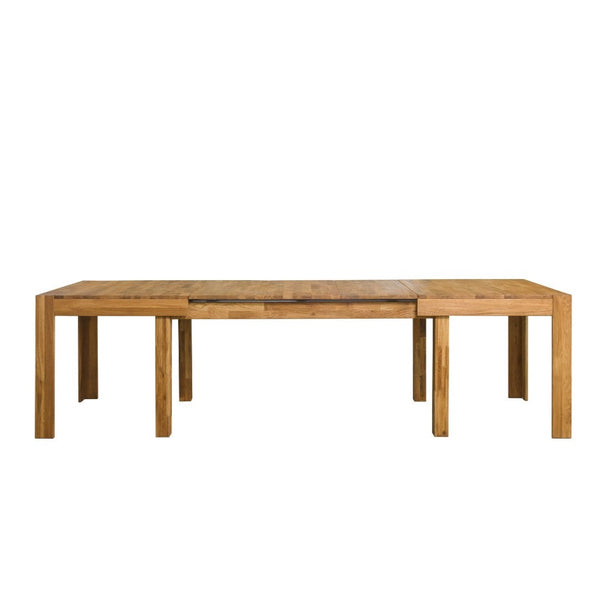 NordicStory Extending dining table made of solid oak wood 