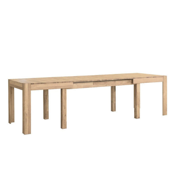 NordicStory Extending dining table made of solid oak wood 