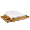 NordicStory Sofia Bedroom Headboard Bed in solid Scandinavian oak wood