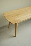 NordicStory Dining bench in solid oak wood