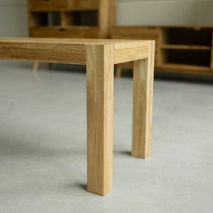 NordicStory Rustic bench in solid sustainable oak wood