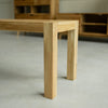 NordicStory Rustic bench in solid sustainable oak wood