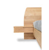 NordicStory "Alina" solid oak bed with headboard and 2 floating nightstands11