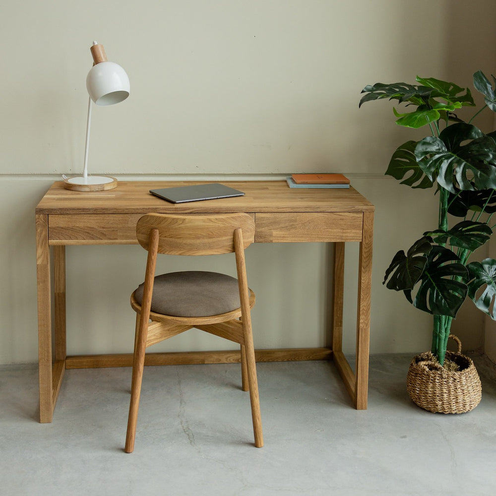 NordicStory Solid oak desk, solid oak dressing table 