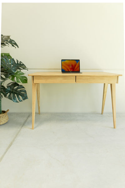  NordicStory Sustainable oak solid wood desk table