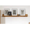 NordicStory Solid oak wood wall shelf