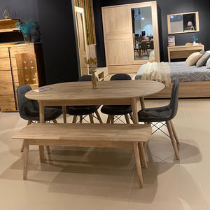 NordicStory Solid oak bench