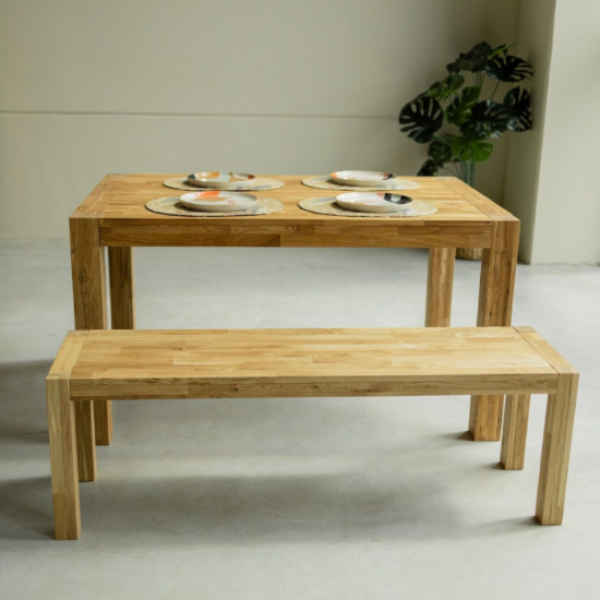 NordicStory Extending dining table in solid oak "Provance "6