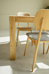 NordicStory Rustic extendable dining table in sustainable solid oak Provance