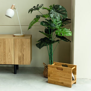 NordicStory Magazine rack in solid oak wood 