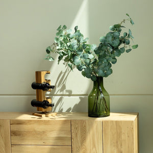 NordicStory Alma oak wine rack, wine stand for 4 bottles