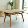 NordicStory Harold extendable dining table in solid oak