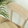NordicStory Isku Solid Oak Dining Chairs