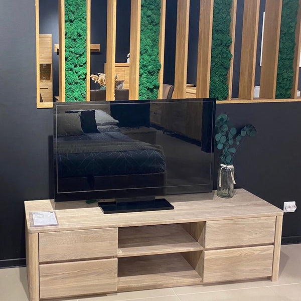 NordicStory TV stand in solid oak wood
