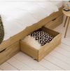 NordicStory Bed with storage in solid oak "Sofia" 4