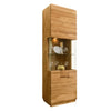 NordicStory Showcase Glass cabinet with glass in solid oak wood