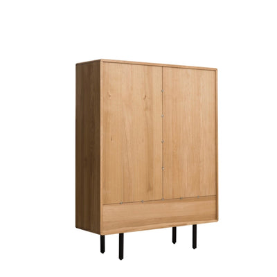NordicStory Solid oak closet cabinet Tokio 221