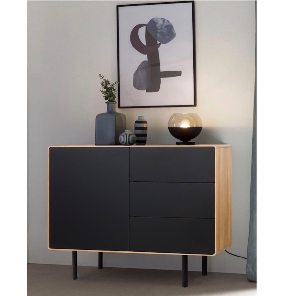 NordicStory Sideboard Chest of drawers in solid oak Tokyo 