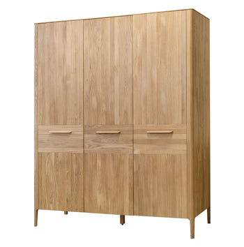NordicStory Solid wood oak closet 