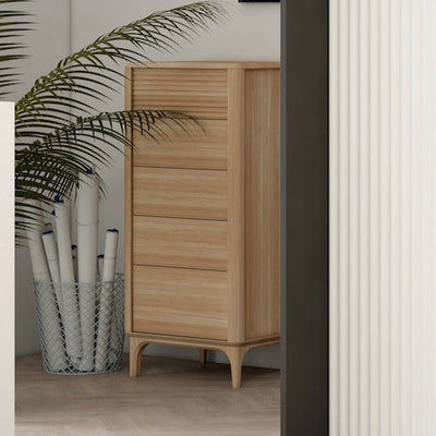 Chest of drawers in oak solid wood high chest of drawers sustainable oak