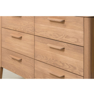 NordicStory Nordic oak solid wood dresser chest of drawers 