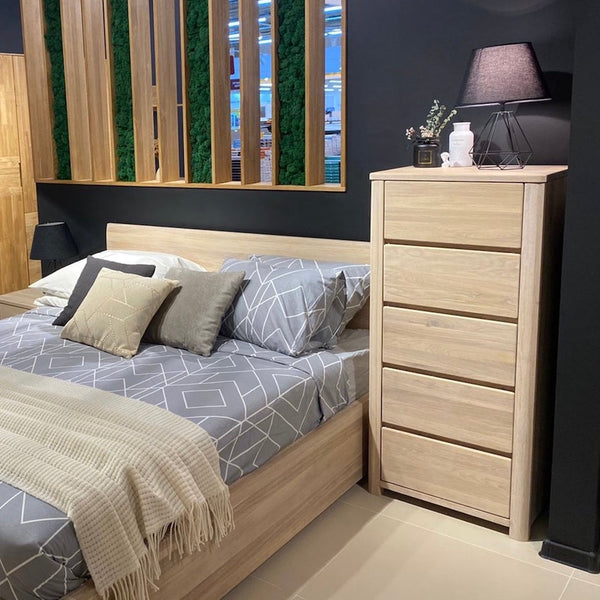 NordicStory Sideboard Chest of drawers made of solid oak wood