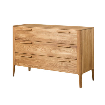 NordicStory Nordic oak solid wood dresser chest of drawers