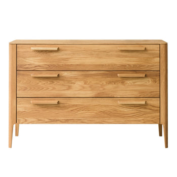 NordicStory Sideboard Chest of drawers made of solid oak wood 