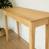 NordicStory Console with 2 drawers in solid sustainable oak wood 