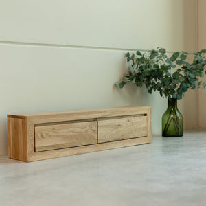 NordicStory solid oak floating sideboard
