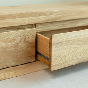 NordicStory solid oak floating sideboard