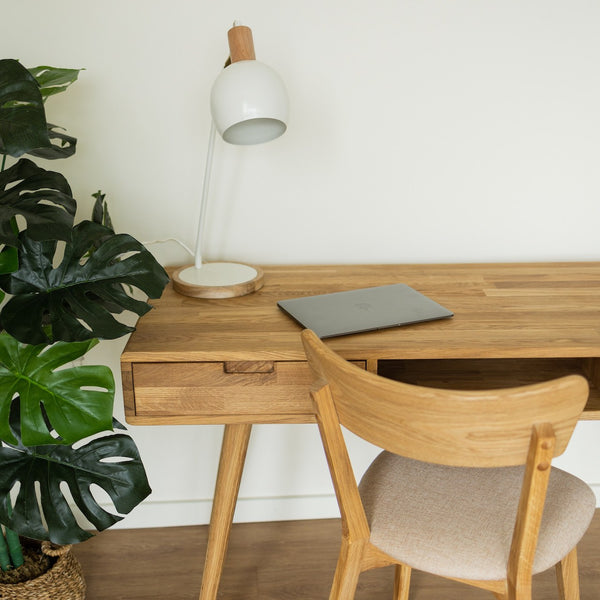 NordicStory Sustainable oak solid wood desk table