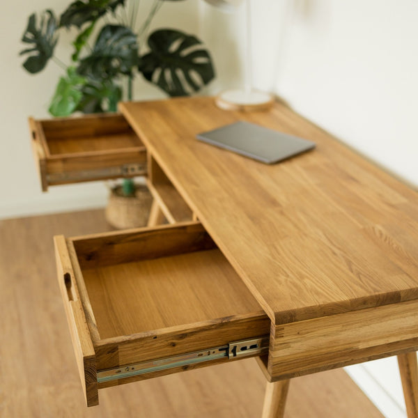 NordicStory Sustainable oak solid wood desk table